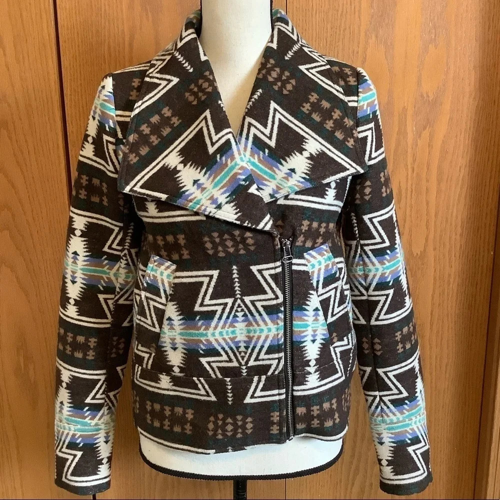 DV Dolce Vita Southwest Print Short Jacket Sz-XS